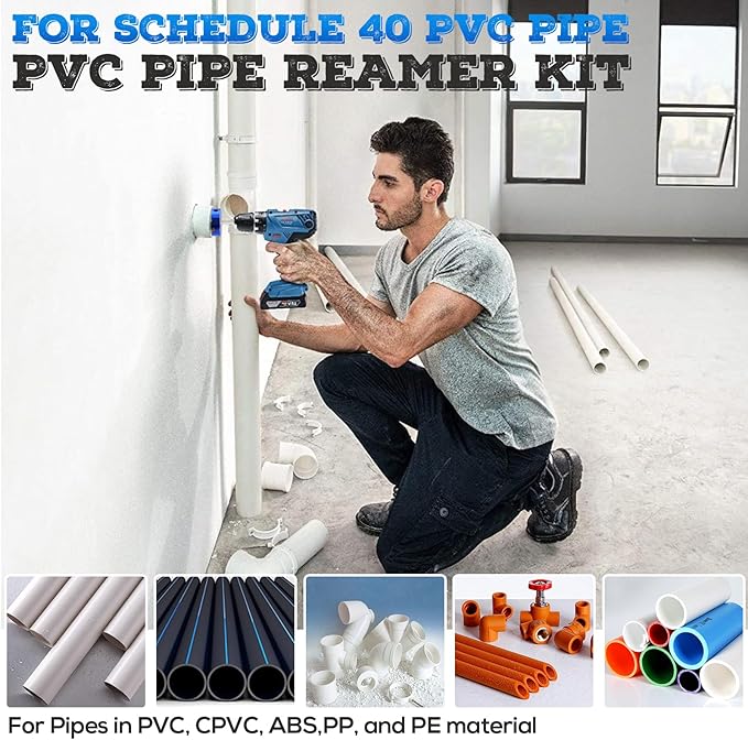 TurboPRO – PVC Pipe Reamer Kit