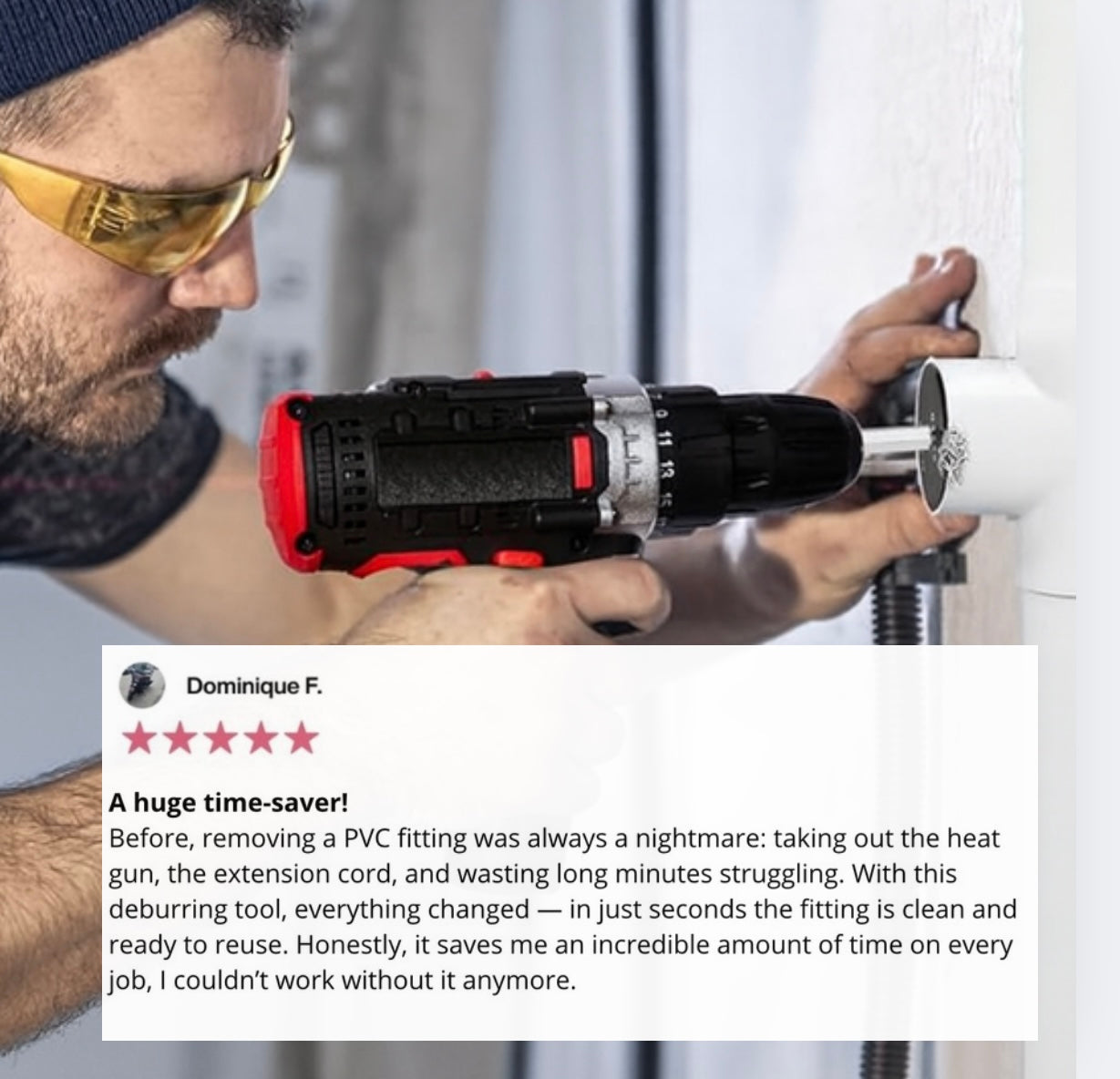TurboPRO – PVC Pipe Reamer Kit